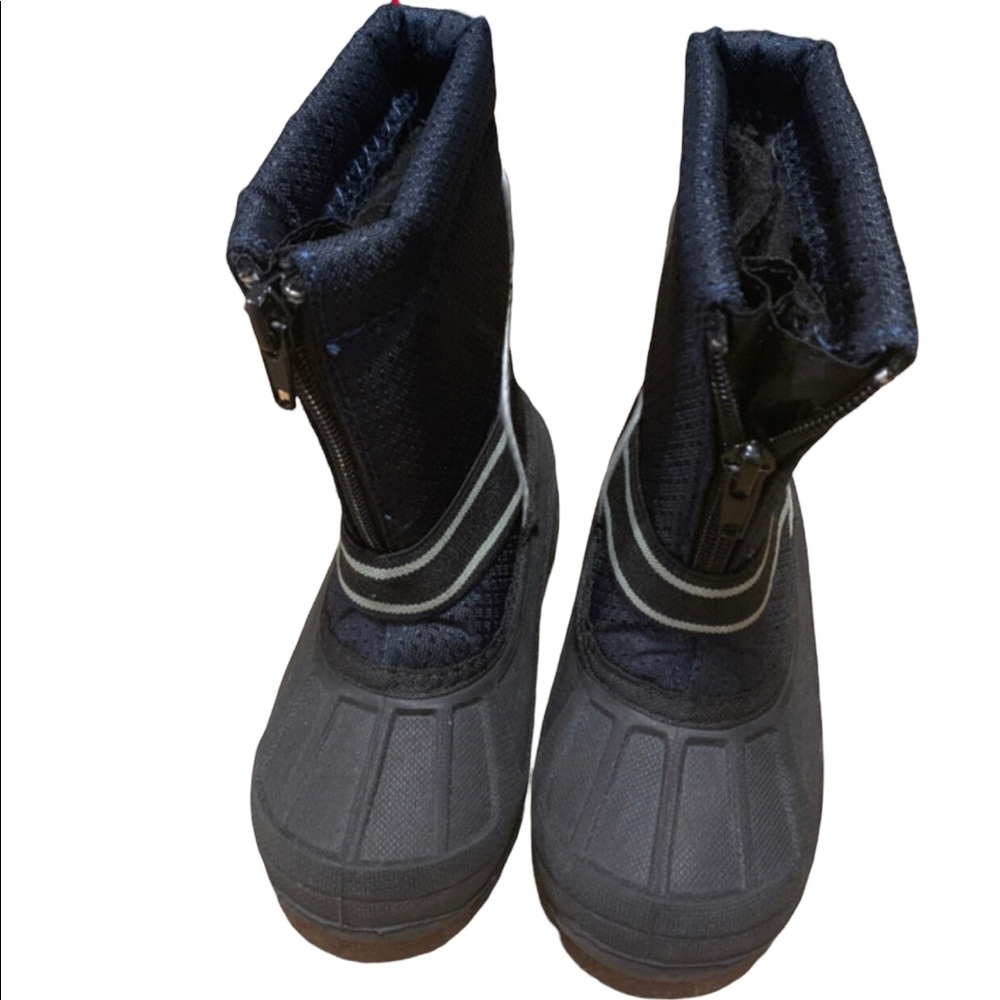 Navy And Black Snow Boots, Thinsulate